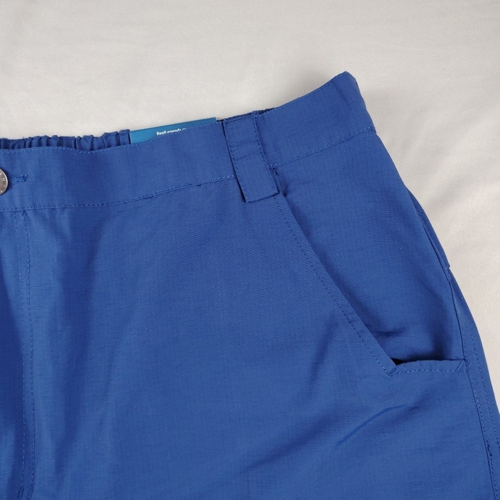 Reel Legends Tarpon Performance Shorts Mens XL Blue 7.5" Inseam Lightweight - Picture 2 of 16